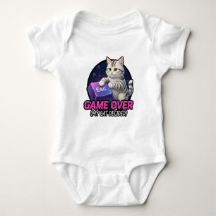 Roligt present till katt-spelare - Min katt bestäm T Shirt