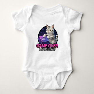 Roligt present till katt-spelare - Min katt bestäm T Shirt