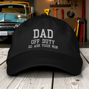 Roligt Present till Pappa på Fritiden Broderad Keps