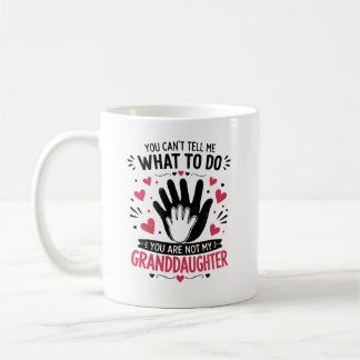 Roligt present till sondotter för farfar mormor kaffemugg