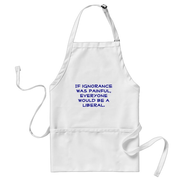Roligt pro-Liberal person apron. Förkläde (Framsidan)
