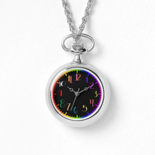 Roligt psychedelic stil bevakar ansikte armbandsur