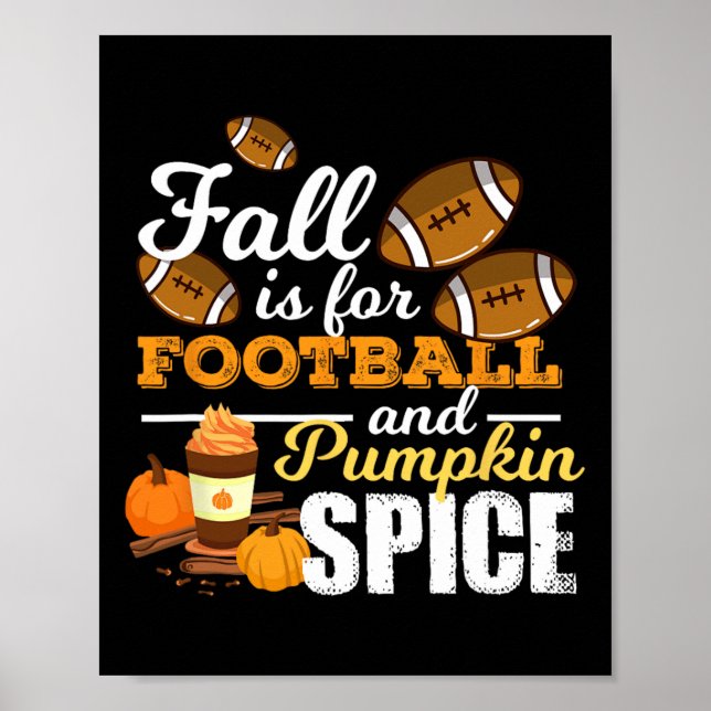 Roligt Pumpkin Spice Quote Gift Fall är avsedd för Poster (Framsidan)