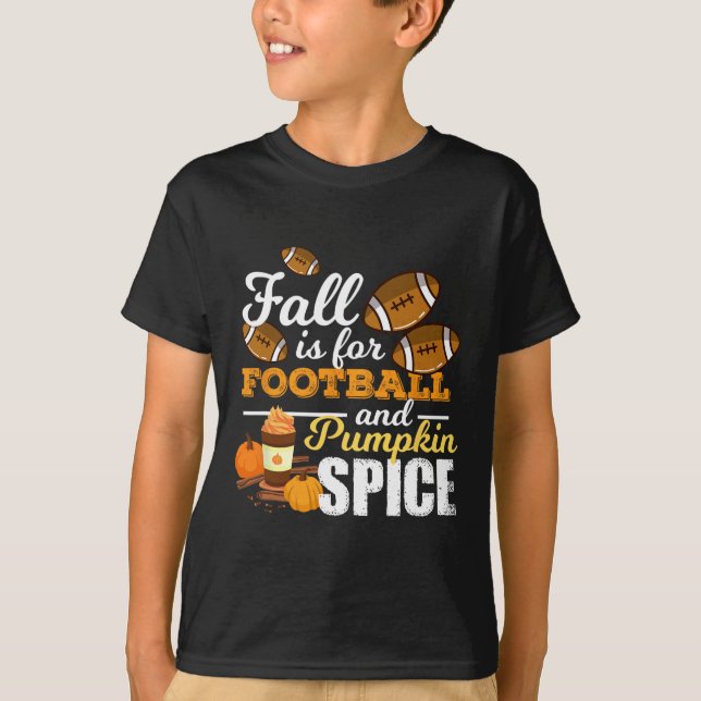 Roligt Pumpkin Spice Quote Gift Fall är avsedd för T Shirt (Framsida)