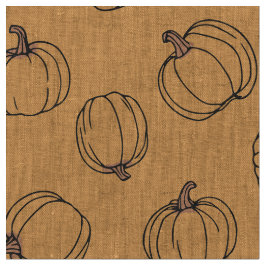 Roligt Pumpkins-Orange Tyg