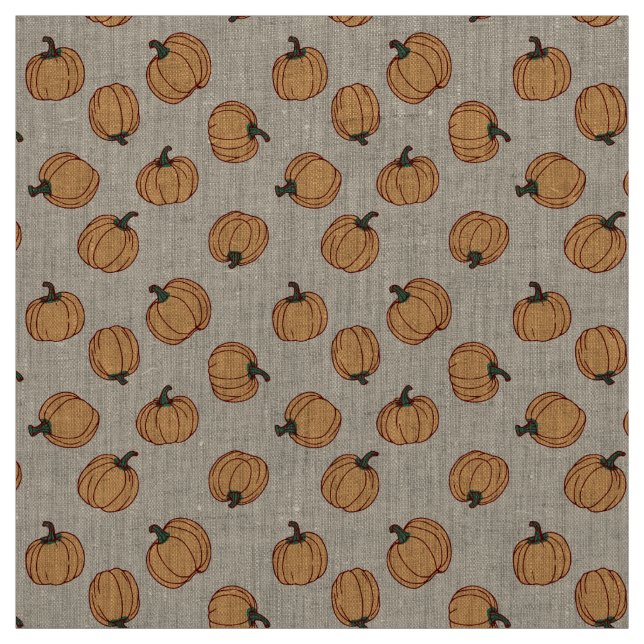 Roligt Pumpkins Tyg (Provkarta)