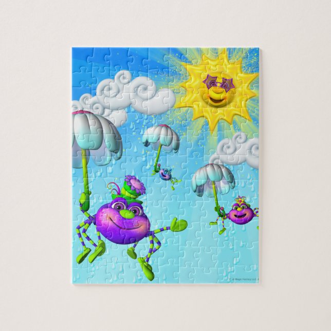 Roligt pussel för Itsy Bitsy spindel (Vertikal)