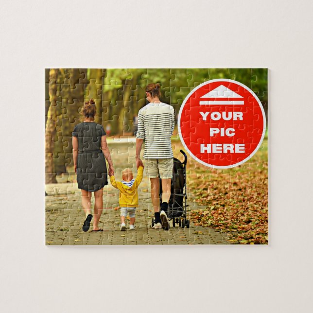 Roligt! Pussel - Personlig -8 tum x 10 tum, 110 de (Horisontell)