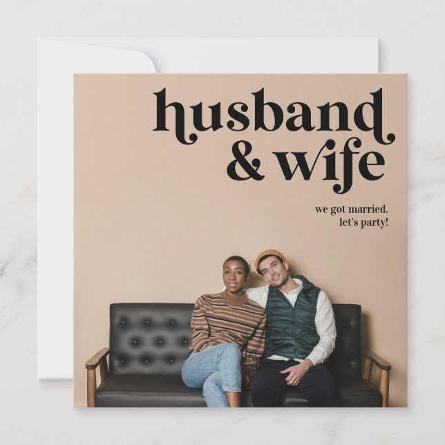 Roligt Quirky Make & Wife Surprise Giftermål (Framsida)