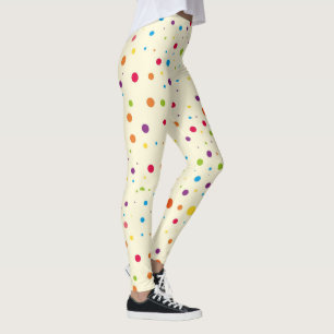 Roligt quirky polka dots leggings