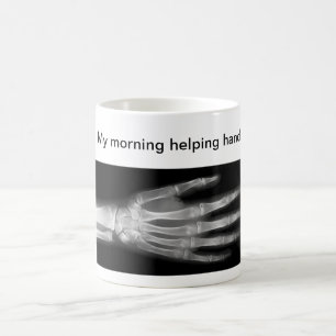 Roligt "räcker min morgonportion ", kaffemugg