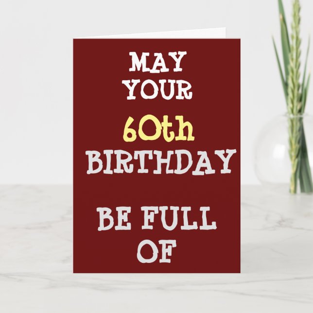 ROLIGT RÅD FÖR DIN **6th* BIRTHDAY Kort (Framsida)