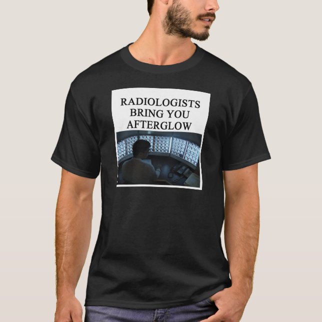 roligt radiologiskämt t-shirt (Framsida)