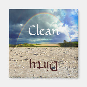 Roligt Rainbow and Sand Dishwasher Magnet