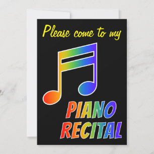 Roligt Rainbow Spectrum Piano Skäl Inbjudan att lä