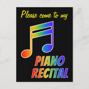 Roligt Rainbow Spectrum Piano Skäl Inbjudan att lä