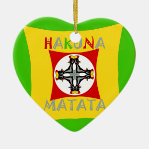 Roligt Rasta Färg Red Golden Grönt Julgransprydnad Keramik