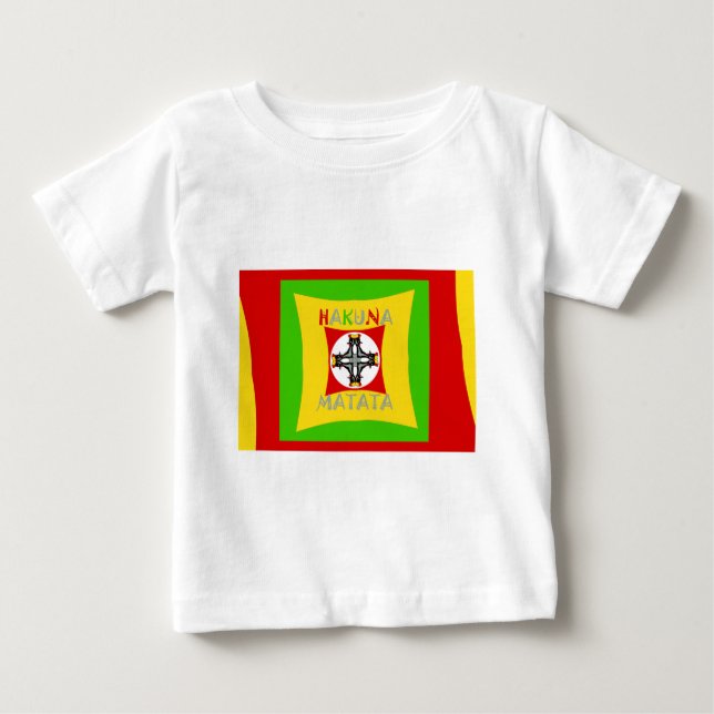 Roligt Rasta Färg Red Golden Grönt Tröja (Framsida)