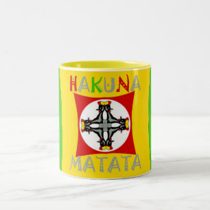Roligt Rasta Färg Red Golden Grönt Två-Tonad Mugg