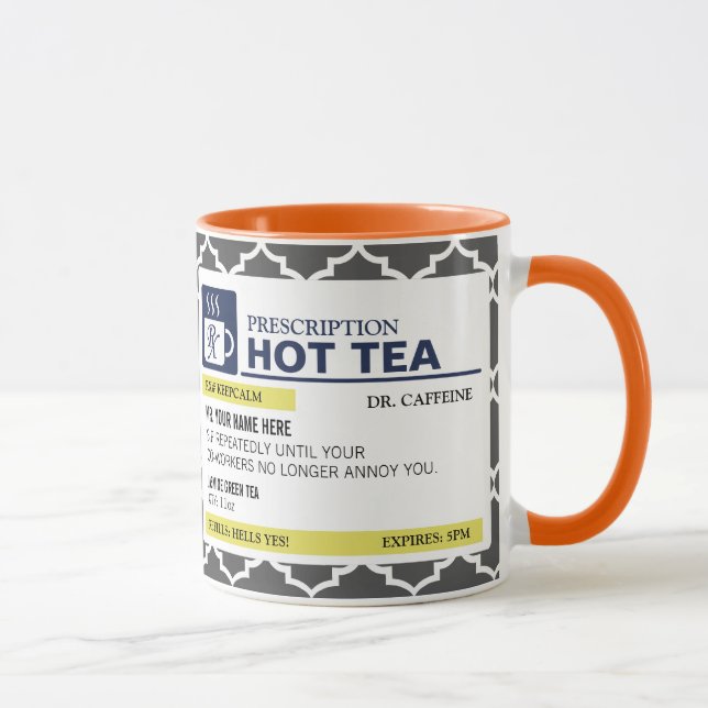 Roligt recept hoad Tea med den beställnings- Mugg (Höger)