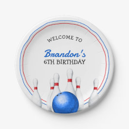 Roligt Red and Blue Bowling Barns födelsedag