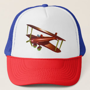 Roligt Red Bi-flygplan Aerspace Flight Keps