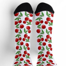 Roligt Red Cherries Fruit Print