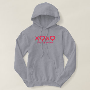 Roligt Red distinkt XOXO kärlek kysser Bästa Mamma T Shirt