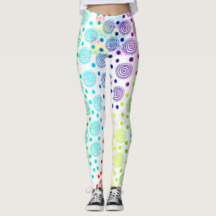 Roligt Regnbågar Leggings