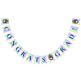 Roligt, regnbågsfärgat Rand Studenten-foto Vimplar