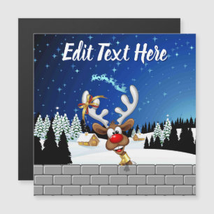 Roligt Ren som tittar Jul Meme