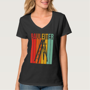 Roligt Retro Construction Ladder Construction Site T Shirt