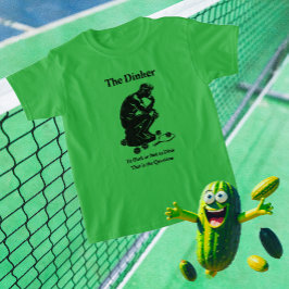 Roligt Retro Dinker Pickleball T-Shirt