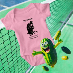 Roligt Retro Dinker Pickleball T-Shirt