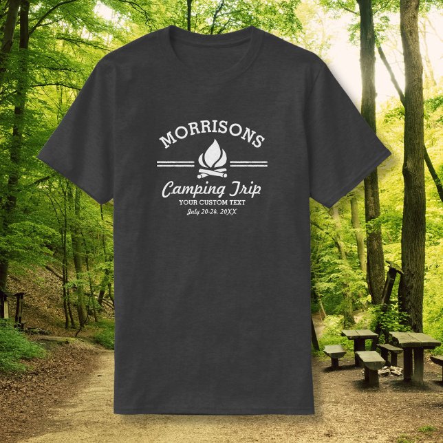 Roligt Retro Family Reunion Camping Resa Campfire Tee Shirt (Skapare uppladdad)