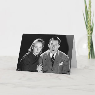 Roligt Retro födelsedagkort Kort