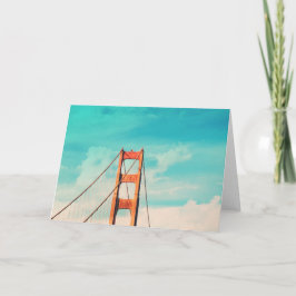 Roligt Retro kort för San Francisco fotohälsning
