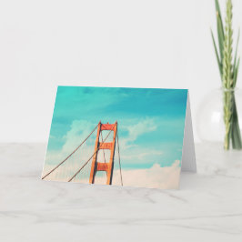 Roligt Retro kort för San Francisco fotohälsning