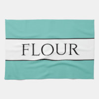 Roligt Retro Light Teal White FLOUR Rand