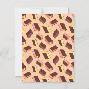 Roligt Retro Neapolitan Ice Cream Sandwich Vykort