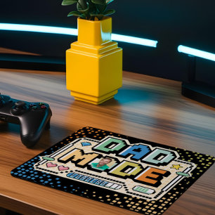 Roligt Retro Pixel Level Up Pappa Gamer Player Musmatta