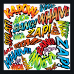 Roligt Retro Tecknad Bok Pop Art Ljud Poster<br><div class="desc">En roligt-,  coola- och trendig-reflektor i bok är en konstinspirerad design som sätter in visken,  locket och poken på din dag. Perfektens gåva till superhjältar,  dina vänner,  familj eller som ett sätt att behandla dig själv. Designad av ComicBookPop© på www.zazzle.com/comicbookpop*</div>