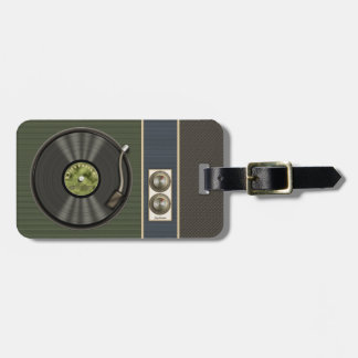 Roligt Retro vinylrekord Bagagebricka