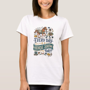 Roligt ridpresent rosett hästshow stallbacke liv h t shirt