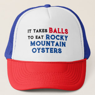 Roligt Rocky Mountain Oysters Keps