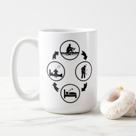 Roligt roddpresent, Roddcykeln Kaffemugg
