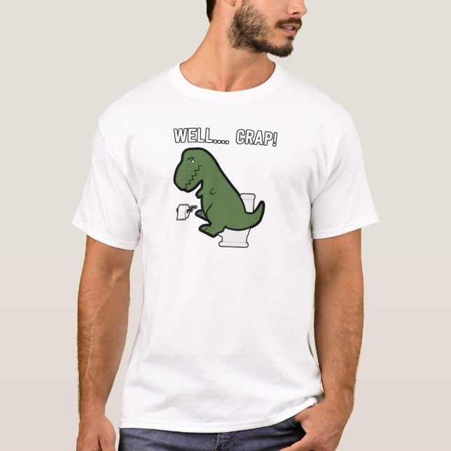 Roligt rolig rextröja Dinosauurkläder T Shirt (Framsida)
