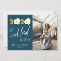 Roligt"Rolling with it" Anpassningsbar Foto jul