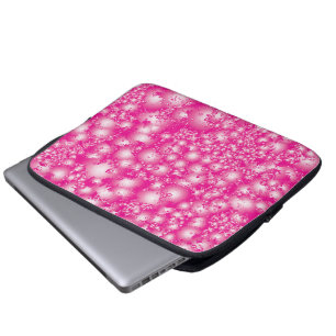 Roligt ROSA Abstrakt Bläck Toppen Stänk mönster Laptop Fodral