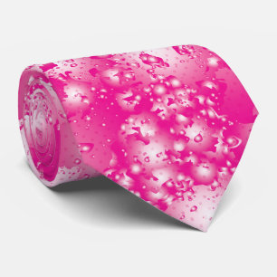 Roligt ROSA Abstrakt Bläck Toppen Stänk mönster Slips